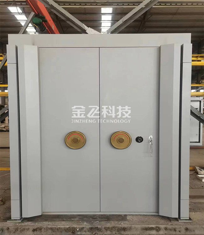 优质钢双开金库门
